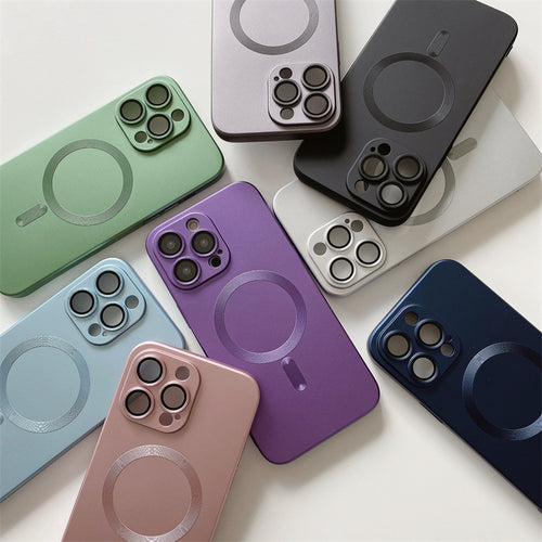 Magnetic Suction Electroplating Mobile Phone Case