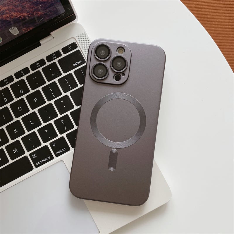 Magnetic Suction Electroplating Mobile Phone Case