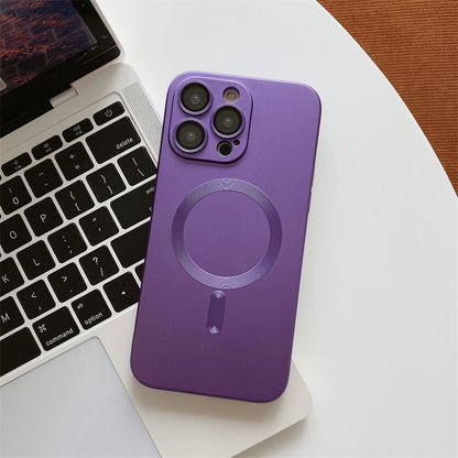 Magnetic Suction Electroplating Mobile Phone Case