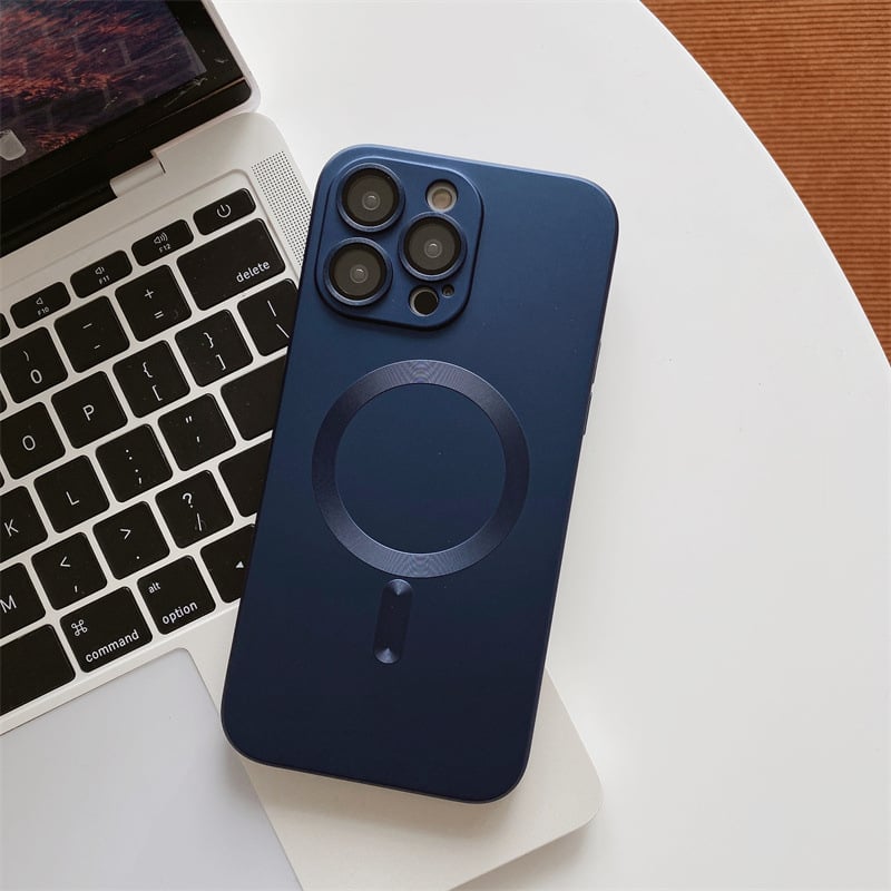 Magnetic Suction Electroplating Mobile Phone Case