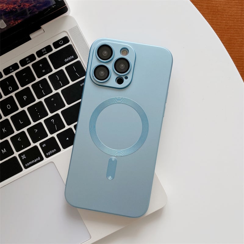 Magnetic Suction Electroplating Mobile Phone Case